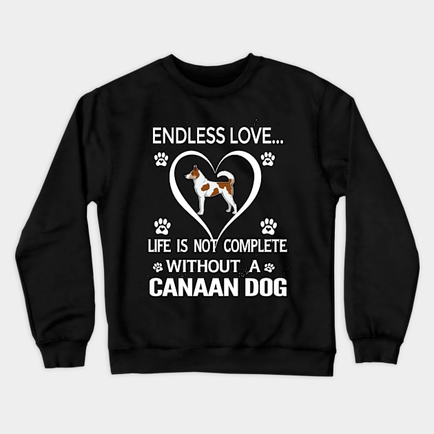 Canaan Dog Lovers Crewneck Sweatshirt by bienvaem